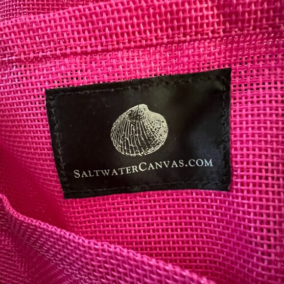 SALTWATER CANVAS | Mesh Beach Bag with Towel & Pool Toys - Picture 2 of 4